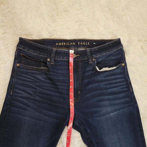 American Eagle Men Next Level Flex Slim Blue Jeans Size 34W x 30L - Picture 3 of 9